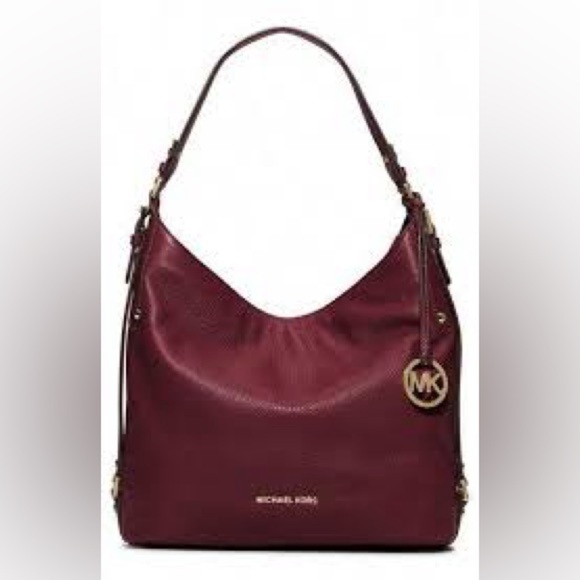 MICHAEL Michael Kors Belted Bedford Leather Hobo Shoulder Bag - Picture 1 of 8